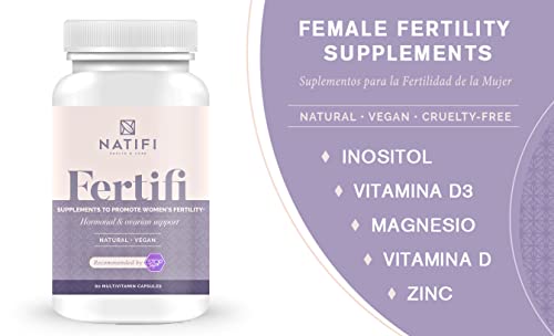 Natifi Conception Fertility Prenatal Vitamins Regulate Cycles, Balance Hormones, Aid Ovulation