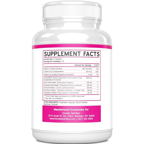 Vaginal Moisturizer & Vaginal Dryness Supplement (150 Capsules) Support Vaginal Wetness & Health