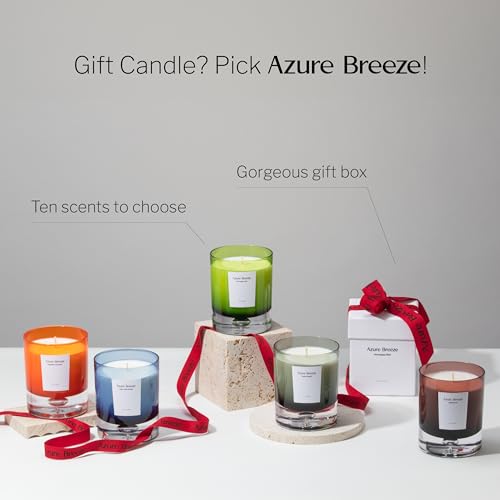 Pumpkin Scented Candles for Home - 12 oz, 70 Hours Burning - Natural Essential Oils & Soy Wax