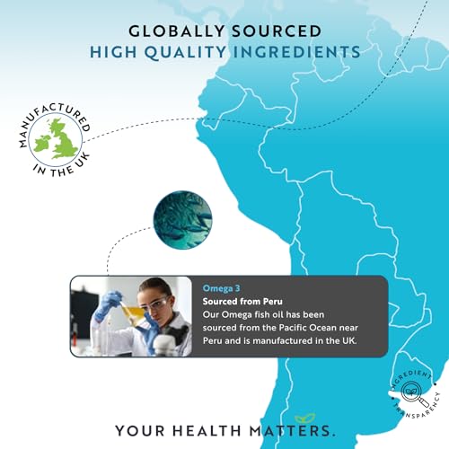 Omega 3 2000mg with 660mg EPA & 440mg DHA per Serving - 240 Softgel Capsules