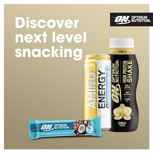 Optimum Nutrition High Protein Shake Bottles, Ready To Drink Healthy Snacks, No added