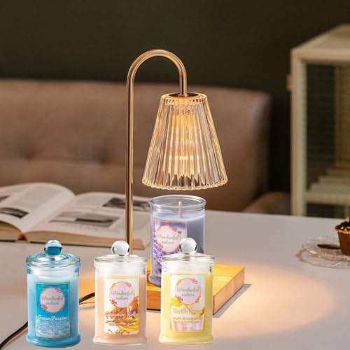 Wonderfulnature Lavender de Provence Pure Essential Oil Scented Candle, Aromatherapy