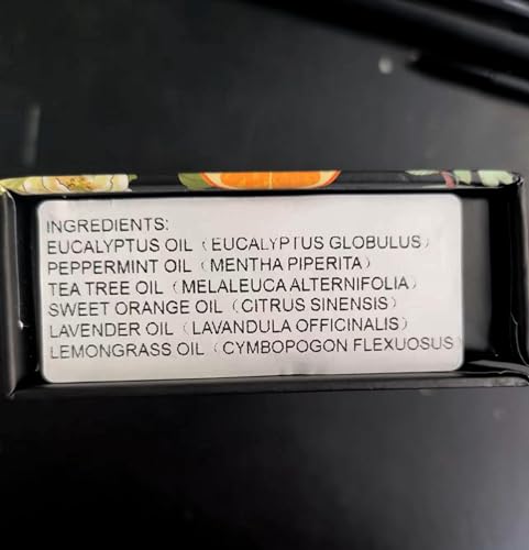 Essential Oils Set 100% Pure Natural DR.NITTA Top 6 Oils for Massage,Diffusers,Humidifier