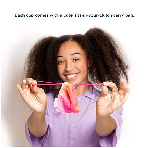 Saalt Teen Menstrual Cup - Best Sensitive Reusable Cup - Wear for 12 Hours - Tampon and Pad Alternative