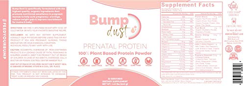 MILK DUST Bump DUST Prenatal Protein Powder 660g | Prenatal Vitamin | Prenatal Supplement
