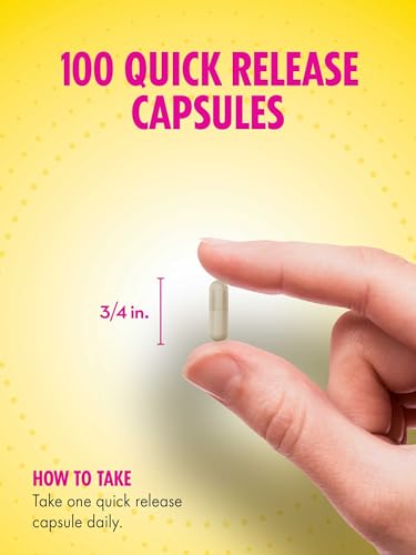 Prenatal Multivitamin and Mineral Formula | 100 Quick Release Capsules | with Folic Acid 800 mcg