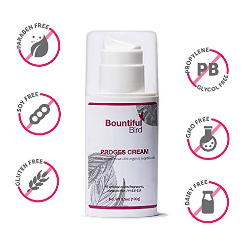 Bountiful Bird Organic Herbs Progesterone Cream, 3.5 oz (100 g)