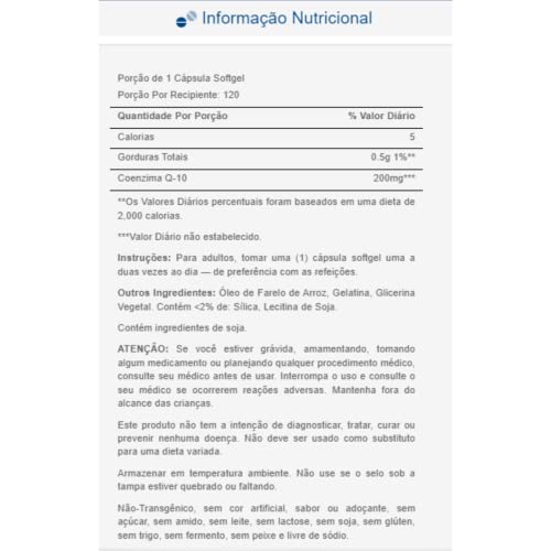 Puritan's Pride Q-Sorb CoQ10 200mg Supports Heart Health,120 Softgels