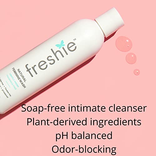 freshie Natural Feminine Care pH-Balanced Cleansing Wash Odor-Blocking Plant-Based