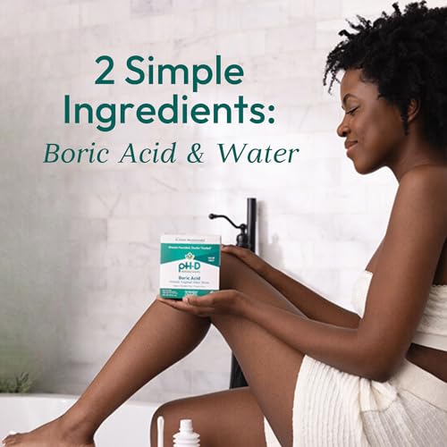 pH-D Feminine Health - Instant Odor Rinse with Boric Acid for Vaginal Odor - Vegan, Paraben-Free