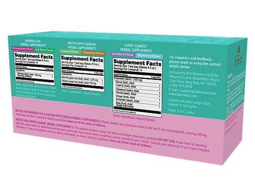 Lakma 14 Day Cleanse Kit Green Tea - 42 Tea Bags