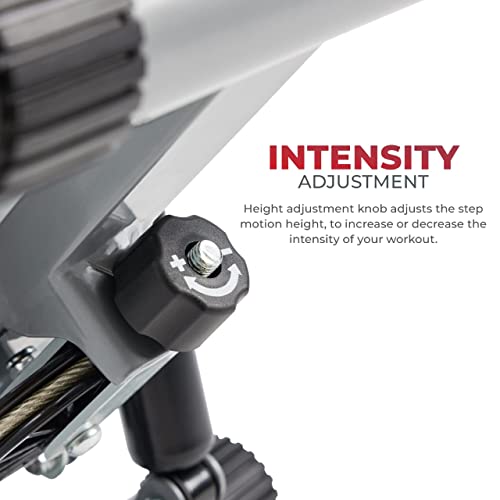 Sunny Health & Fitness Mini Stepper for Exercise Low-Impact Stair Step Cardio Equipment