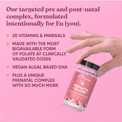 Natural Prenatal Bundle – Glow Prenatal Multivitamin – Momma Probiotics for Mom & Baby