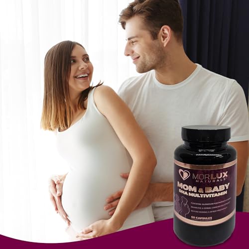 Morlux Naturals Prenatal Multivitamin, Prenatal Vitamin & Minerals Supplement for Before