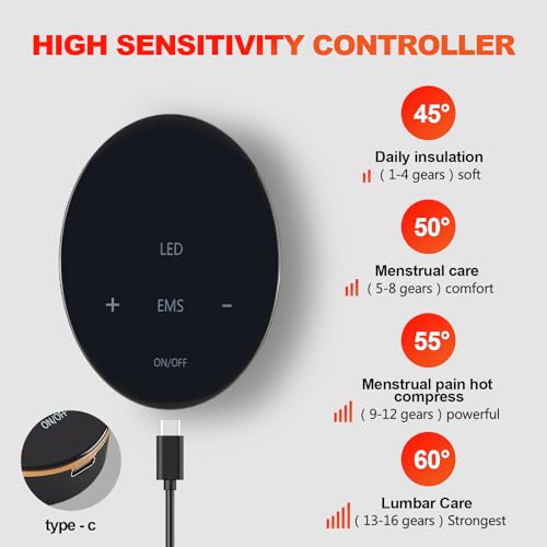 Red Light Therapy Belt Vibrating for Muscle Recovery and Pain Relief