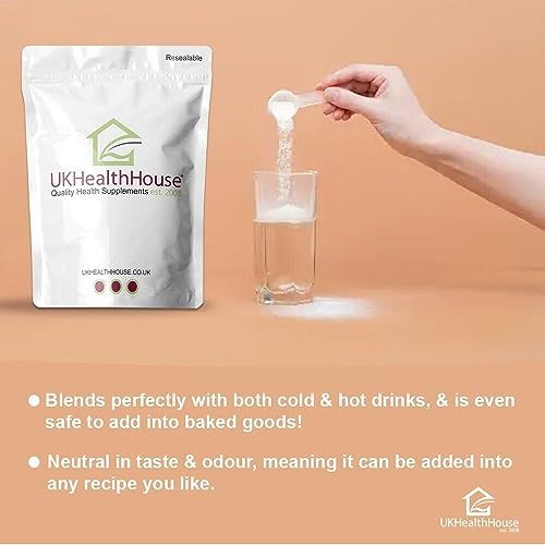 250g UKHealthHouse Collagen Powder, Bovine Collagen Peptides Powder