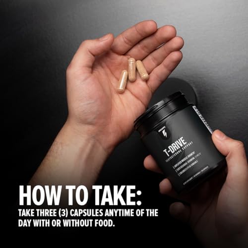 InnoSupps : T-Drive | Testosterone Booster | Amplify Muscle Growth | KSM-66 Ashwagand