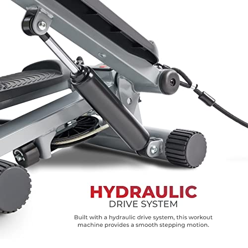 Sunny Health & Fitness Mini Stepper for Exercise Low-Impact Stair Step Cardio Equipment