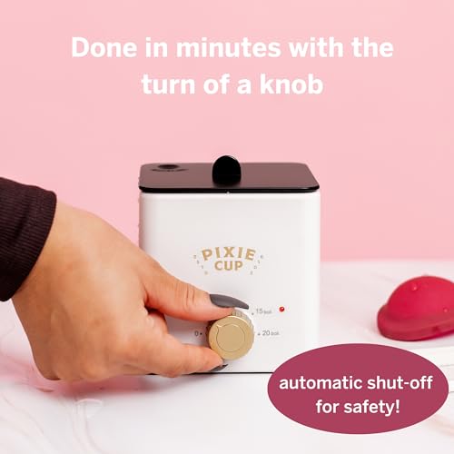Pixie Menstrual Cup & Disc Boiler Sterilizer - Easily Submerge & Clean Your Period Cup in Boiling Water