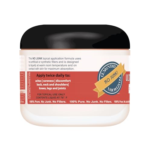 Naturulz Ultimate Healing Cream 4 Ounce Fast-Acting Topical for Backs, Knees, Shoulders, Muscles