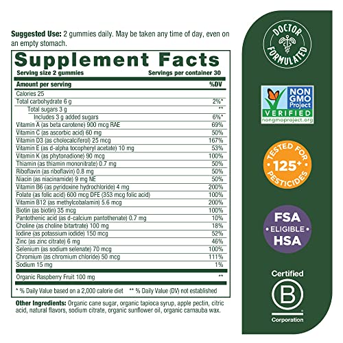 MegaFood Baby & Me 2 Prenatal Vitamin Gummies - Prenatal Vitamins for Women