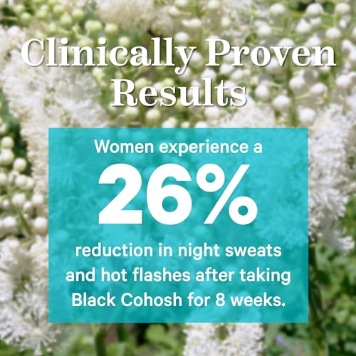 Pink Stork Black Cohosh Supplements for Women - Perimenopause & Menopause Support