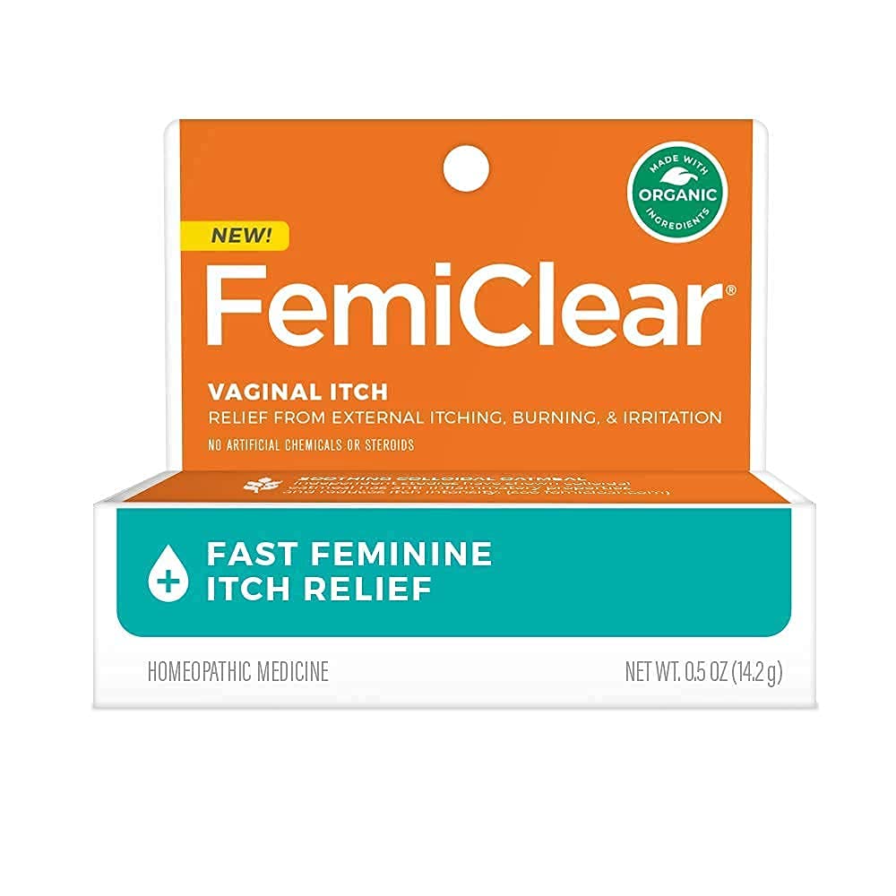 FemiClear 1-Day Yeast Infection Treatment & Vaginal Itch Relief Ointment - Fast Relief Bundle (Pack of 2)