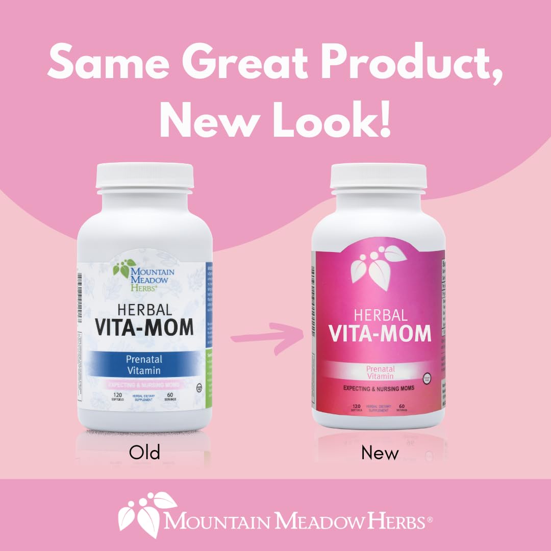 Mountain Meadow Herbs Vita-MOM - Herbal Prenatal Vitamins for Women