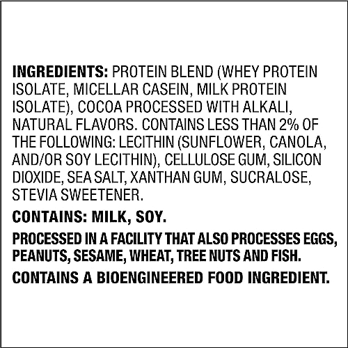 Quest Nutrition Chocolate Milkshake Protein Powder, 22g Protein, 2g Net Carbs, 1g Sugar