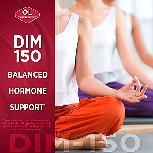 Olympian Labs DIM Supplement 150mg - DIM Diindolylmethane 60 Capsule Supply of DIM