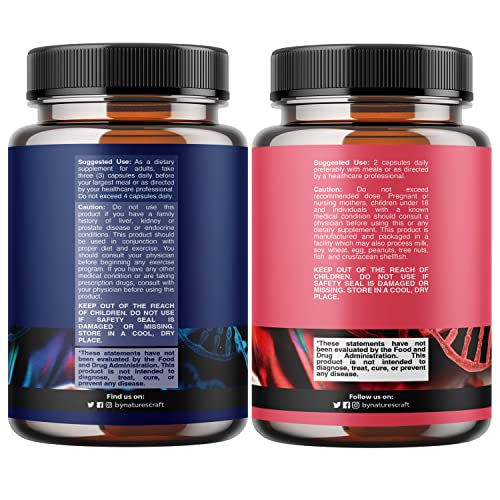 Fertility Supplements for Men and Women Bundle - Premium Fertility Support Multivitamin