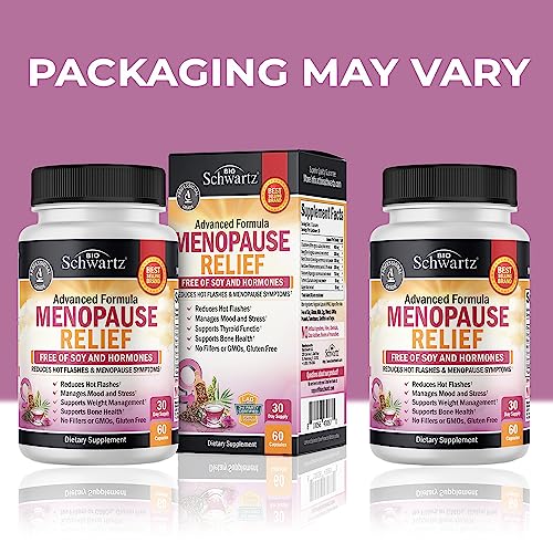 Herbal Menopause Relief for Women - Menopause Support for Mood & Hormone Balance