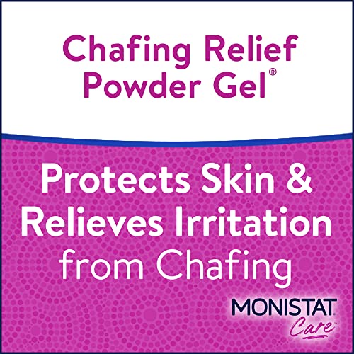Monistat Chafing Relief Powder Gel, Anti-Chafe Protection, Fragrance Free Chafing Gel, 1.5 Oz, 1 Pack