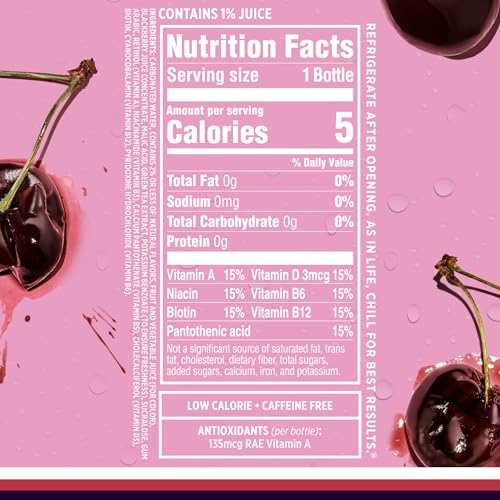 Sparkling Ice, Black Cherry Sparkling Water, Zero Sugar Flavored Water, with Vitamins