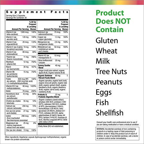 Rainbow Light Vibrance Trimester 3 Prenatal Multivitamin – 60 Count