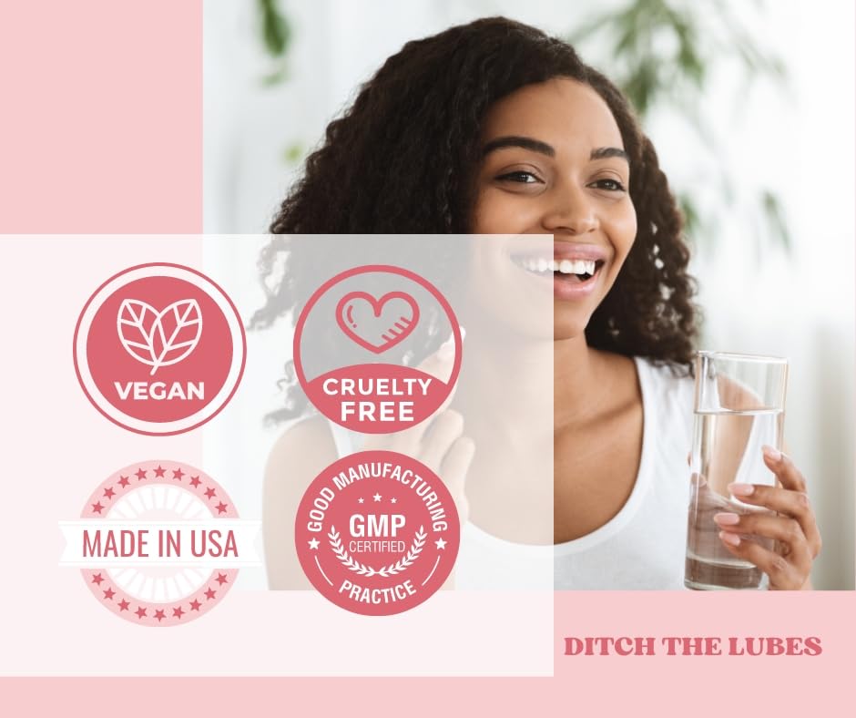 V Bliss Slippery Babe Vaginal Moisturizer Capsules | Relieves Vaginal Dryness with Slippery Elm