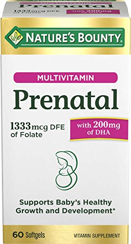 Nature's Bounty Prenatal Multivitamin, Supports Baby's Healthy Growth and Development