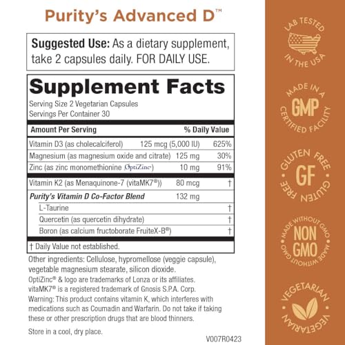 Dr. Cannell's Advanced D - Vitamin D Super Formula - Purity Products (3 Pack) - Packed