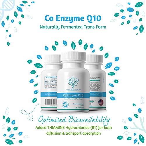 Co Enzyme Q10 CoQ10 300mg 60 Capsules - Superior Naturally Fermented Trans Form