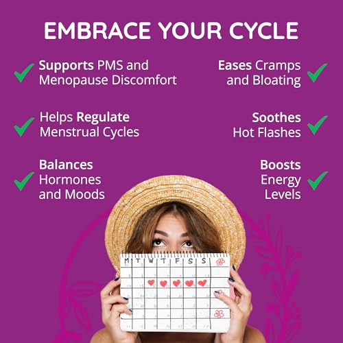 Happy Healthy Hippie Hormone Balance for Women - PMS Support Supplement & Menopause