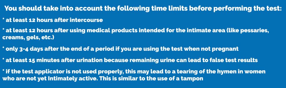 One Step Vaginal pH Bacterial Vaginosis Test Kit, 5 Test Kits, BV, Yeast Infection, Feminine Vaginal Health