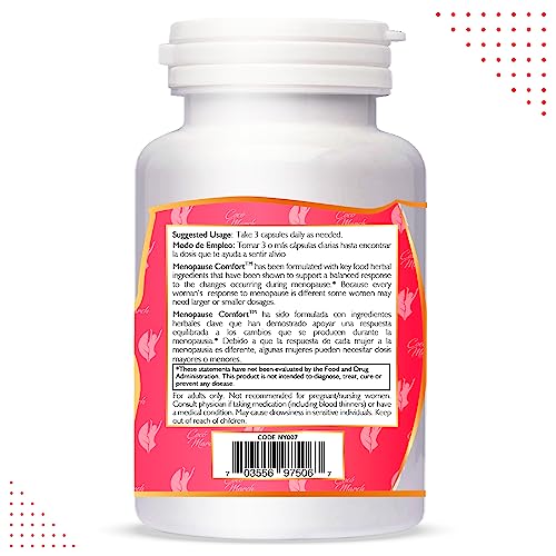 Menopause Comfort Fast Relief from Flushing, Cooling Herbal Blend by Coco March - Dairy Free