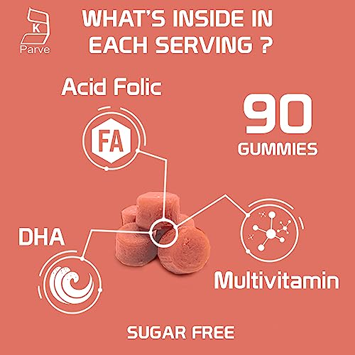 Health Dose Prenatal & Postnatal Vitamins for Pregnant and Lactating Women, DHA & Folic Acid