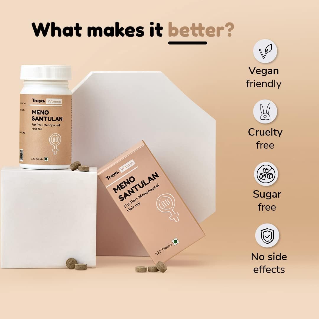 Sheltr Meno Santulan | Menopause Multi-Vitamins Manages Mood Swings, Hot Flashes, Period Cramps