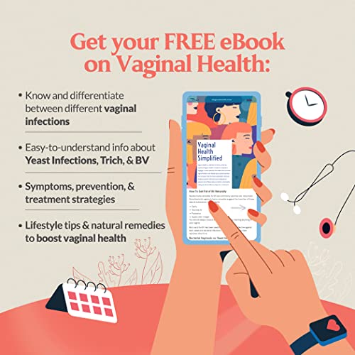 Vaginal PH Test Kit with Sterile Swabs and eBook - Vaginal PH Balance and Yeast Infection Test