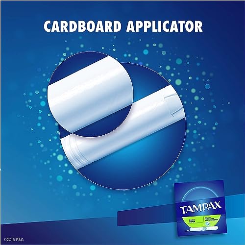 Tampax Tampons, Super Absorbency, Cardboard Applicator, Leakgaurd Skirt, Unscented, 20 Count