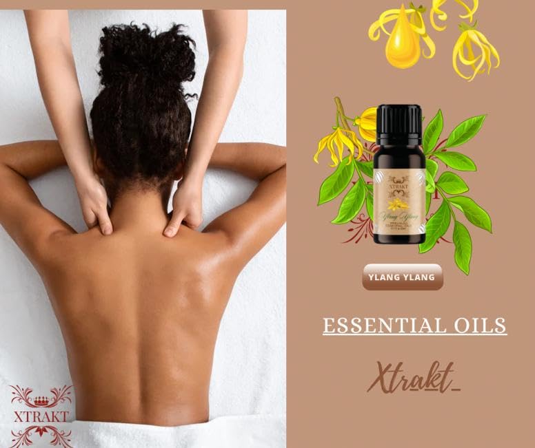 XTRAKT Pure Rose Essential Oil - Therapeutic Grade Aromatherapy Oil for Elegance and Emotional Balance