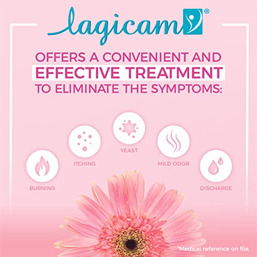 Lagicam Vaginal Yeast Infection, Antifungal 3 Day Miconazole Nitrate Treatment Cream