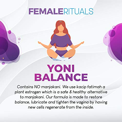 FEMALE RITUALS Yoni Balance Vaginal Tightening Pills 30 Pack - Vaginal Rejuvenation & Vagina Moisturizer