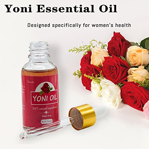 2 Packs Yoni Oil for Women, All Natural Feminine Oil Intimate Deodorant for Women, Ph Balanced